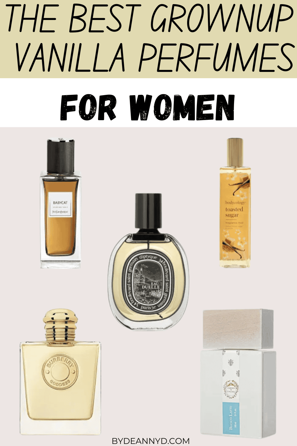 vanilla scented perfumes